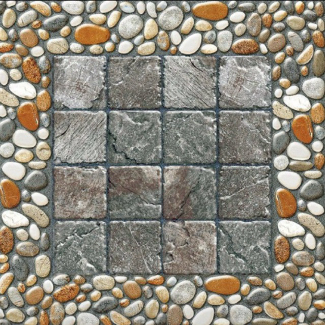 KERAMIK LANTAI GARASI ANTI SLIP MULIA ACCURA 50x50 TREVISO BROWN KW 1