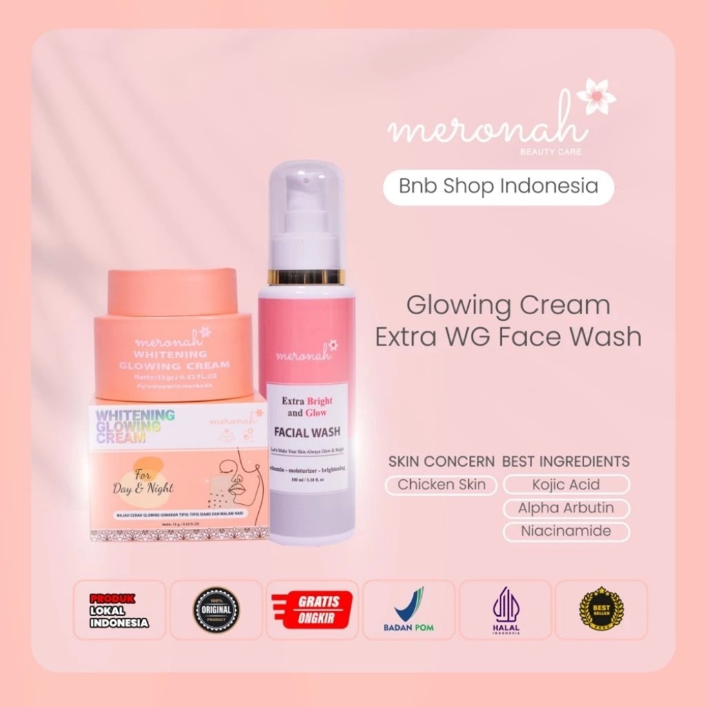 CREAM + SABUN COLLAGEN MERONAH ORIGINAL BPOM 100%