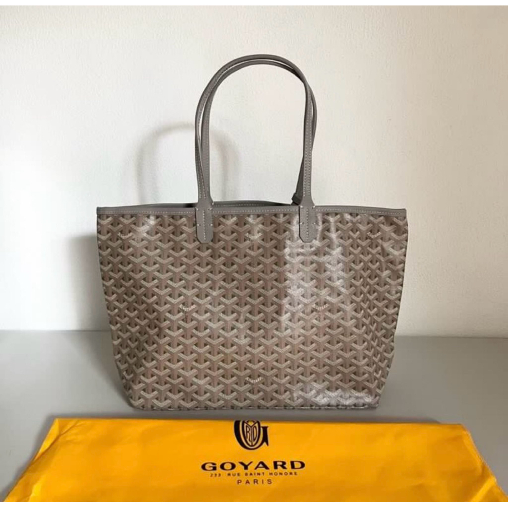 Totebag Kulit Asli Goyar ( Preloved )