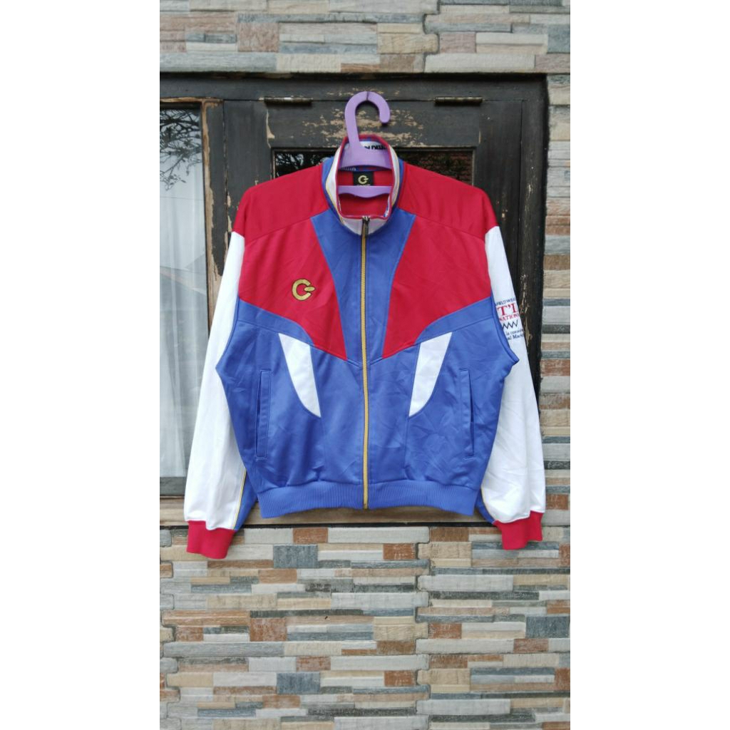 Tracktop vintage boxy colorblock