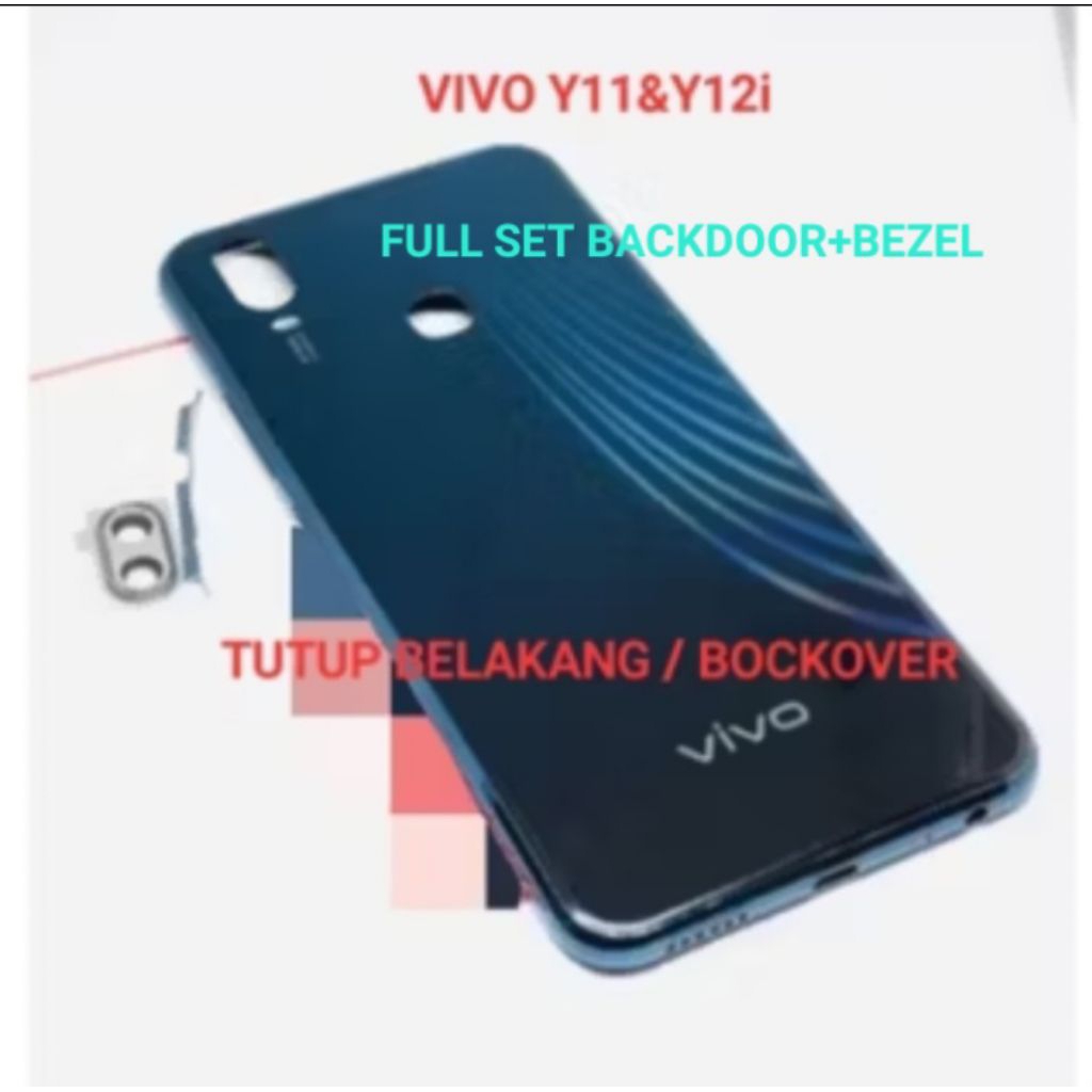 Backdoor kesing housing fullset Vivo Y11 / Y12 / Y12i