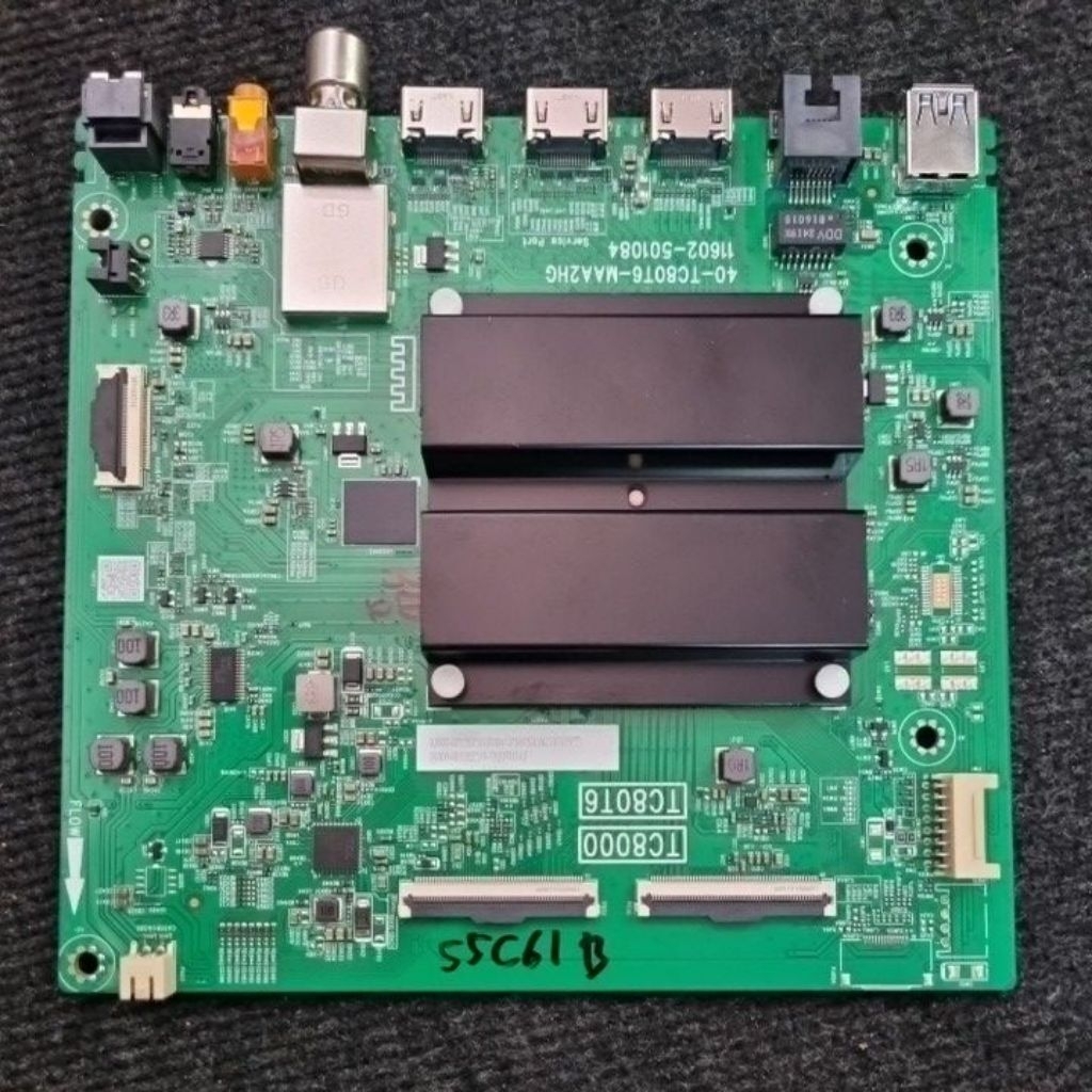 mb / mainboard / matherboard / mesin tv led tcl / 55C61B