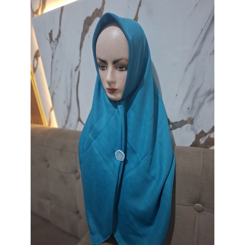 jilbab pkk+pin hijab pkk kerudung pkk tepi segi empat ibu pkk segi empat square syar'i kerudung orga