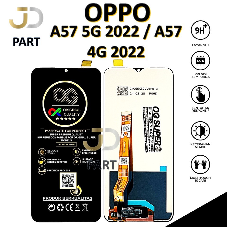 LCD TOUCSCREEN OPPO A57 5G 2022 / A57 4G 2022 ORIGINAL 100% FULLSET COMPLETE