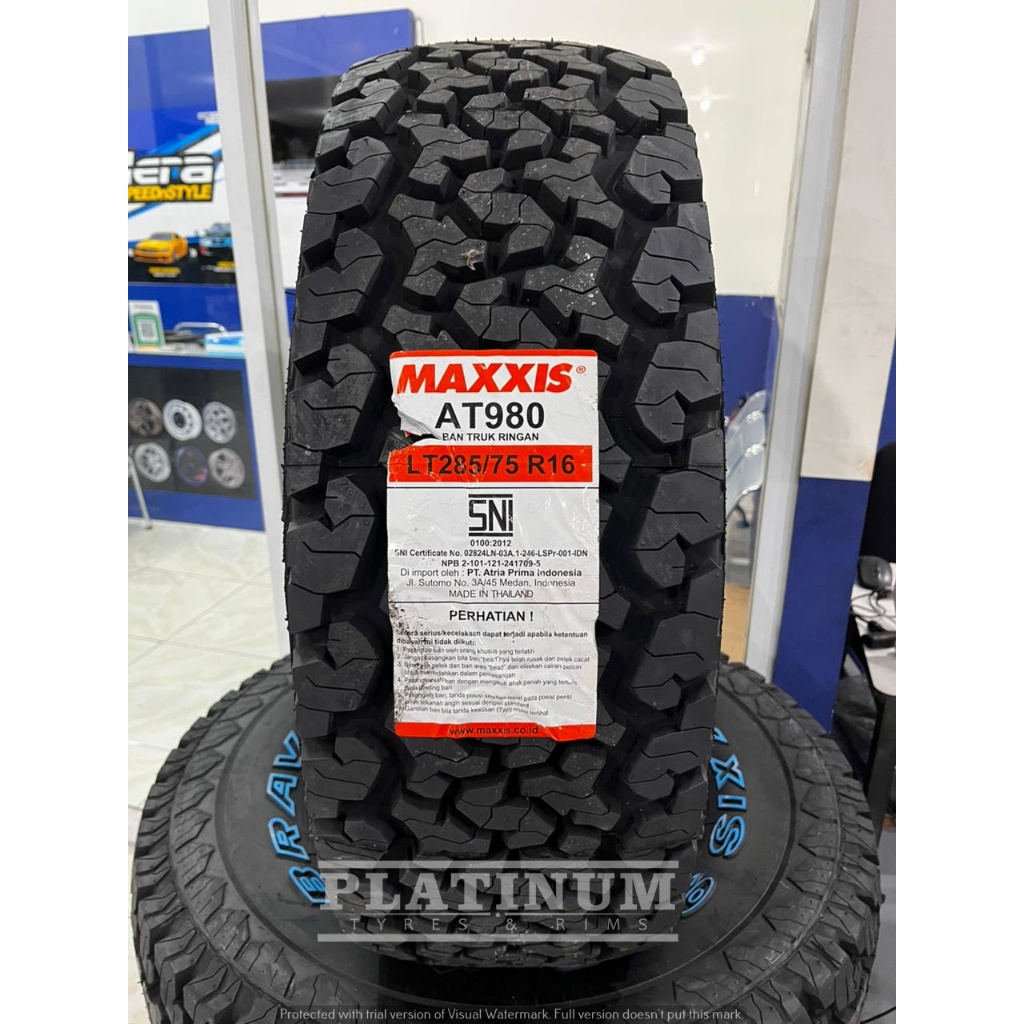 Ready stock ban MAXXIS AT 980 ukuran 285 75 R16 - ban semi offroad 285/75 R16 maxxis AT