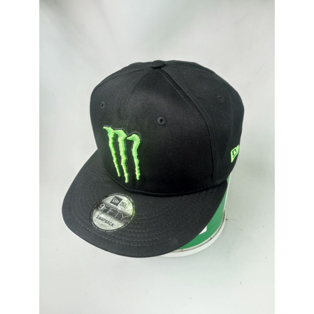 Topi New Era Monster Energy Black 9FIFTY SnapBack Cap Minuman Enak