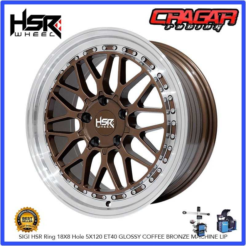Velg Mobil Hsr Sigi Ring 18 Lubang 5x120 Untuk Bmw F30 Bmw E46 Byd Seal Dll