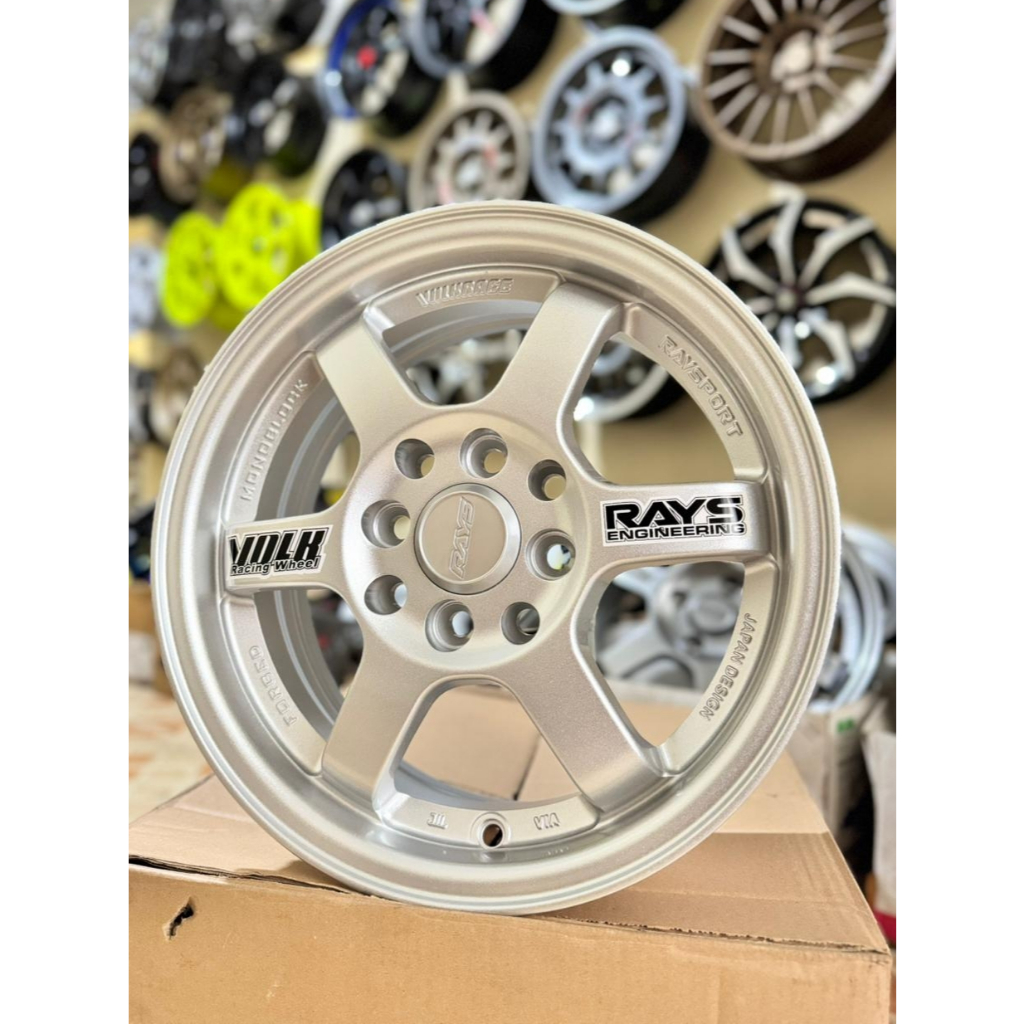 te37 ring 14 bright silver  4x100/114,3