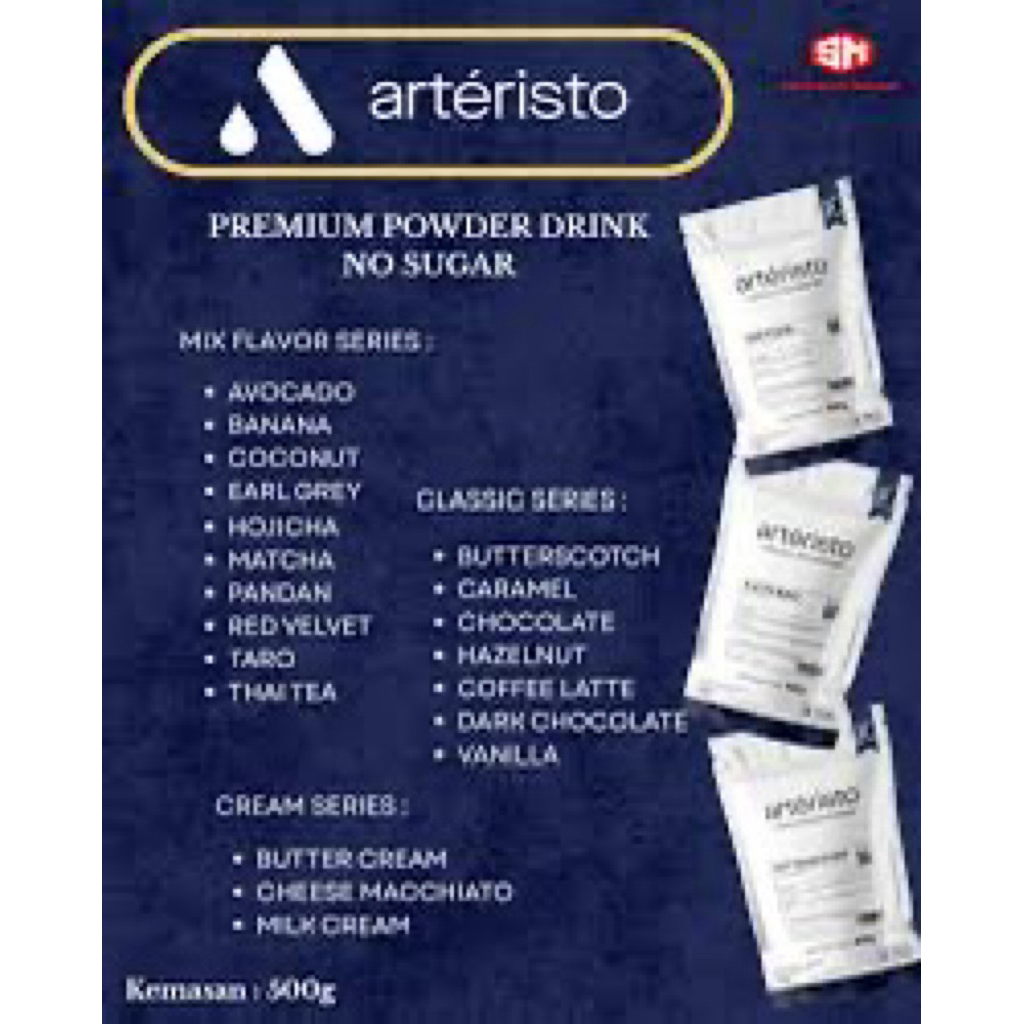 Bubuk Minuman Arteristo Premium Tanpa Gula