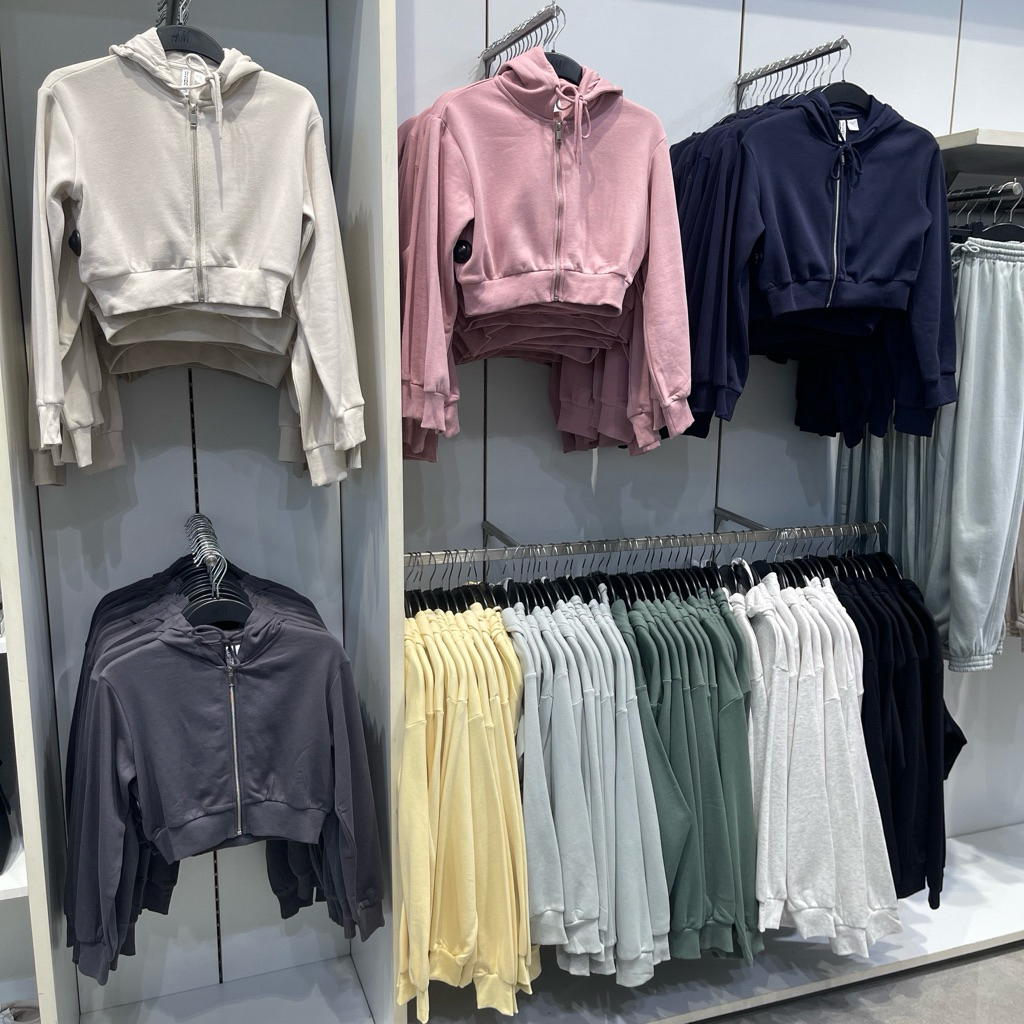 Hoodie H&M Woman CROP zipper divided