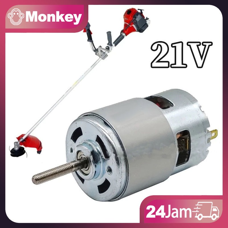 Dinamo DC Motor RS-755 755 12V 21V Mesin Potong Rumput Lawn Mower