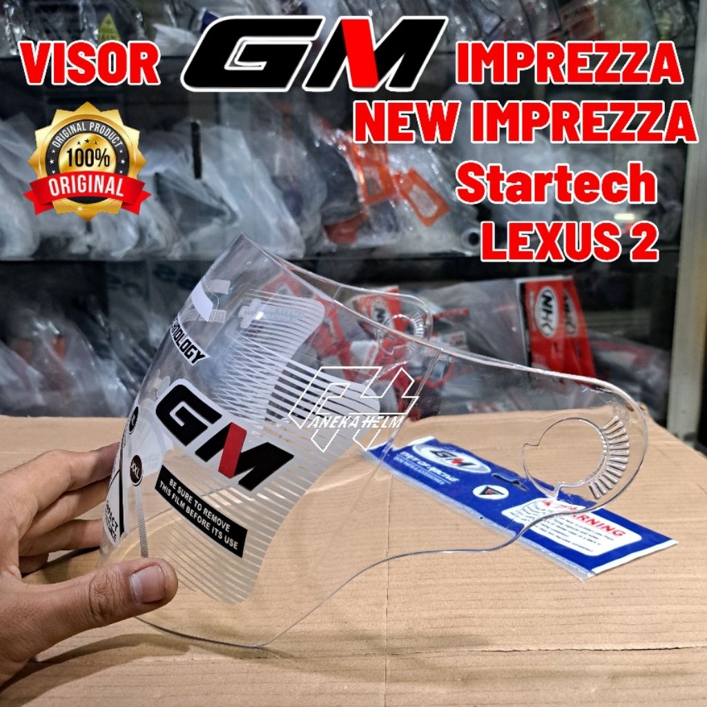 original visor kaca helm gm imprezza | new imprezza