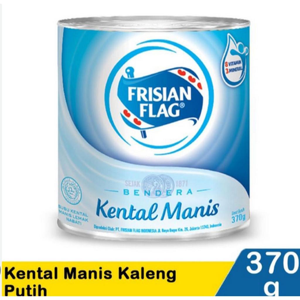 Susu Putih Kaleng Frisian Flag 370gram