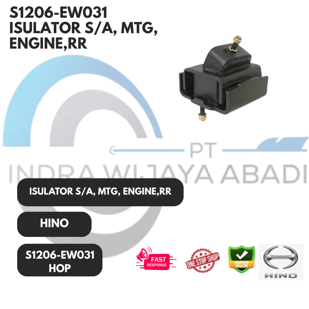 S1206-EW031 ISULATOR S/A, MTG, ENGINE,RR HOP