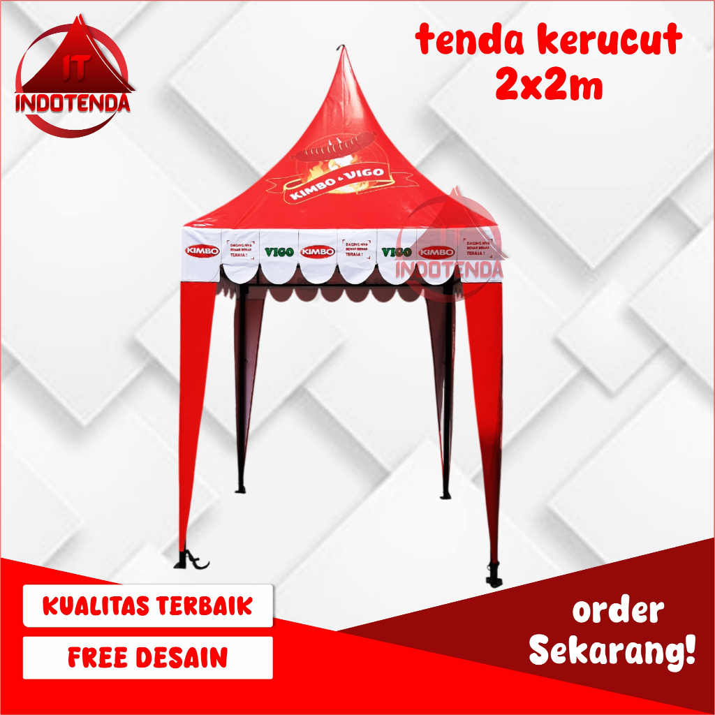 Tenda Kerucut 2x2M Printing