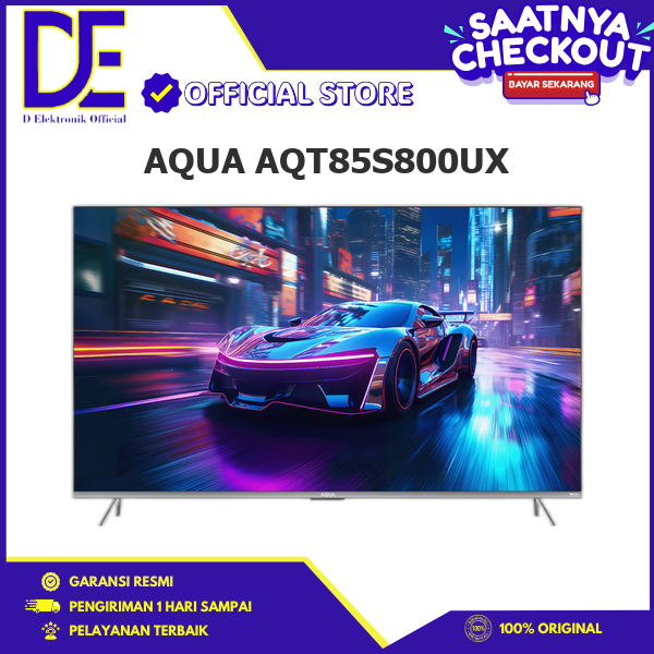 AQUA AQT85S800UX GOOGLE TV 4K OLED WITH Dolby Atmos 85 inch