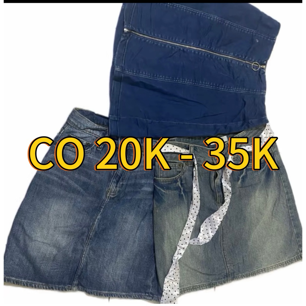 ROK PENDEK JEANS CO 20K - 35K