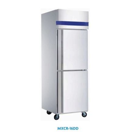 Maxx Cold MXCR-16DD SS Upright Chiller Kulkas Dapur Komersial Stainless Steel 2 Pintu - Kabinet Stai