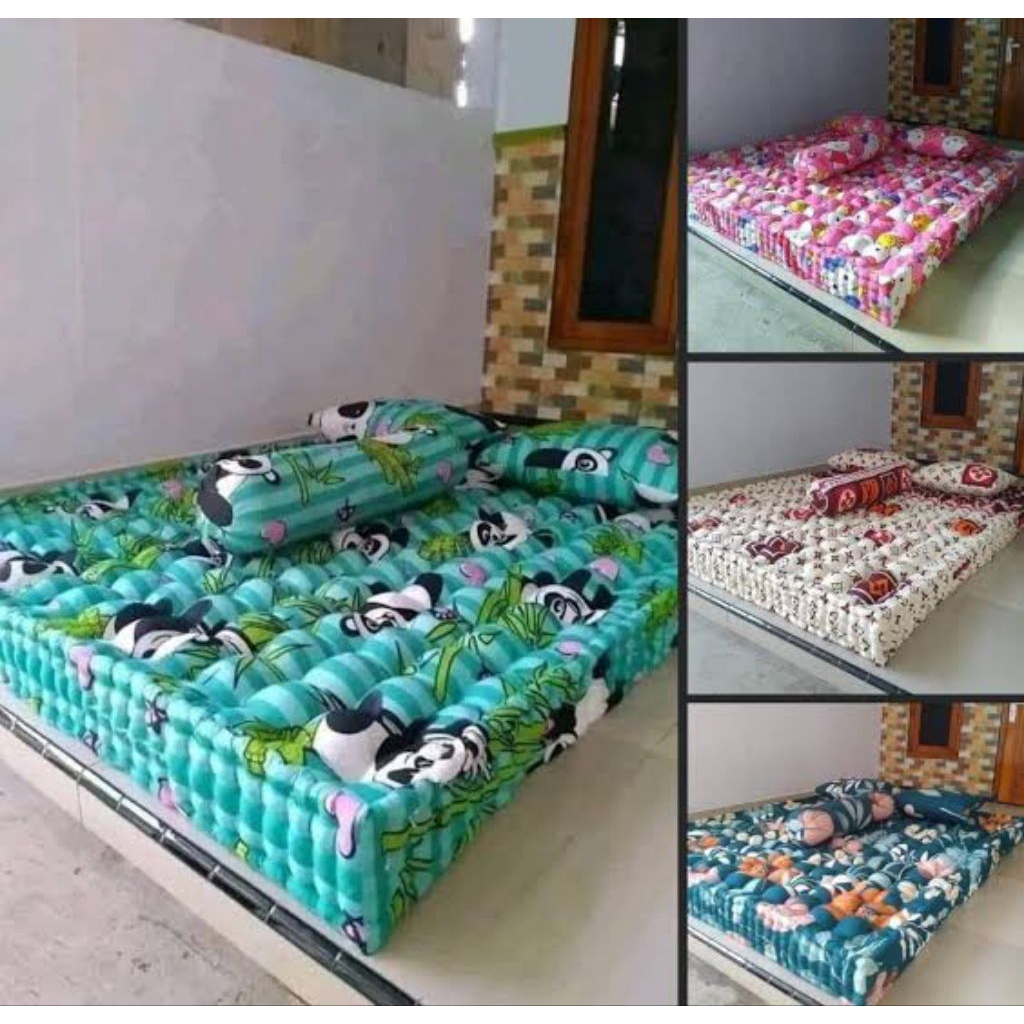 Urung Kasur kapuk ukuran 200x100 tinggal di isi kapuk