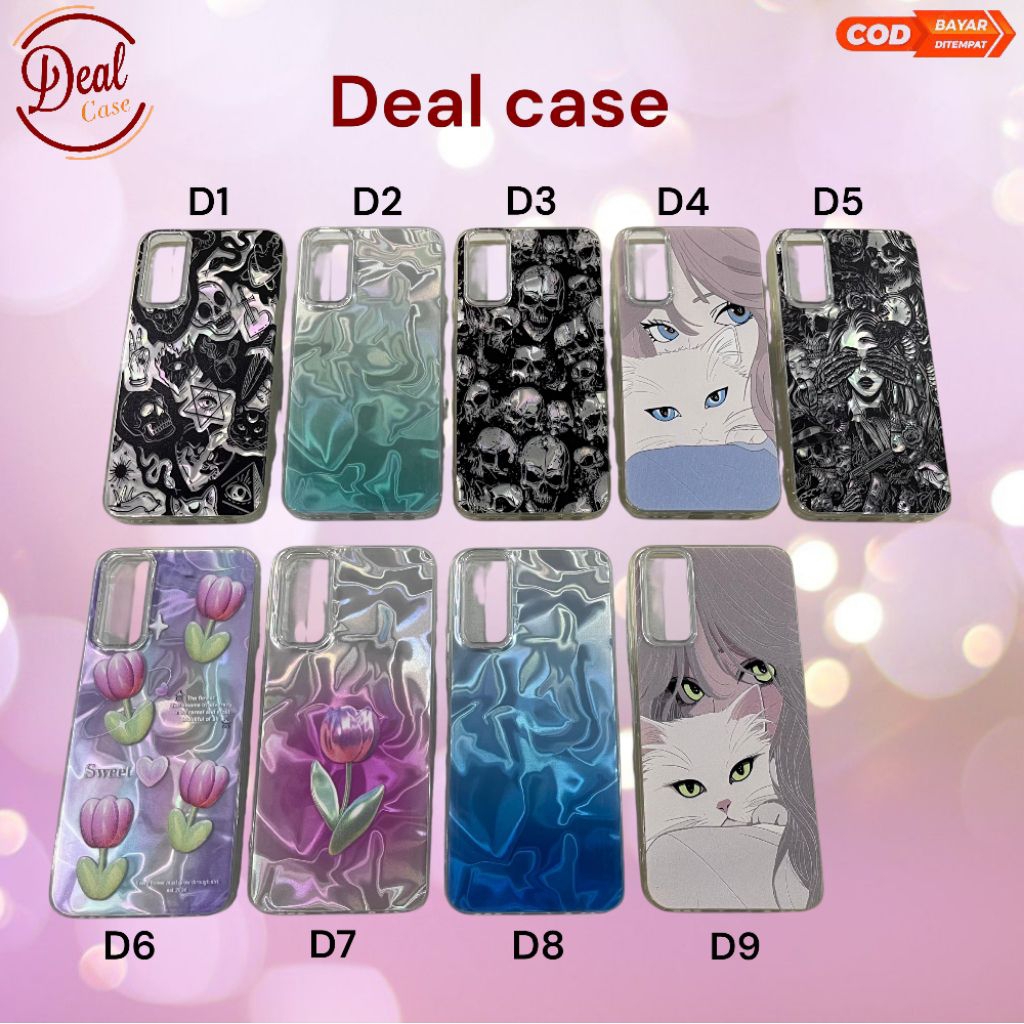 Case Diamond Hologram VIVO Y12S / Y20 /S / SG / I / Y11S / Case Diamond Polos / Case Diamond Gambar 