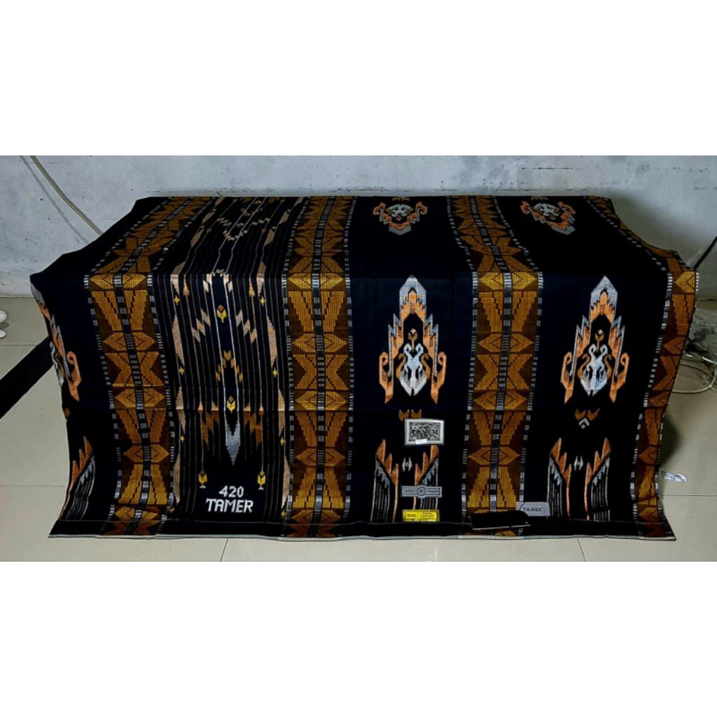 Sarung Tenun Raja Mulia 420,Tamer 420 Full sutera Exclusive