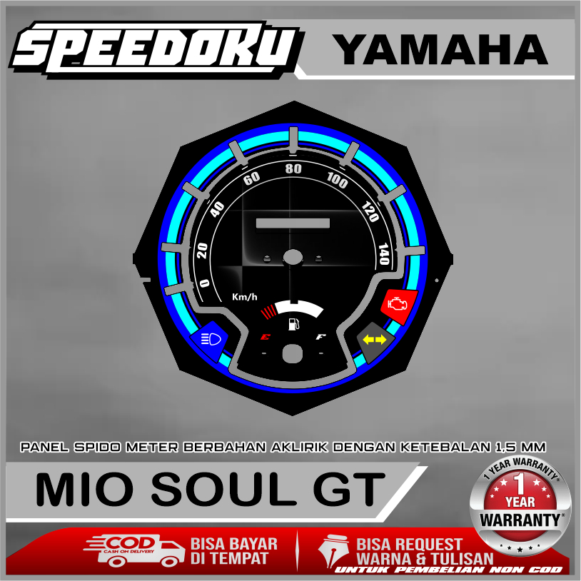 PAPAN SPEEDOMETER CUSTOM YAMAHA MIO SOUL GT