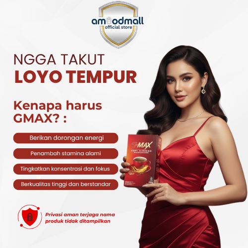 KOPI G MAX Original Kopi Stamina Pria Dewasa Ginseng Kopi Penunjang Performa