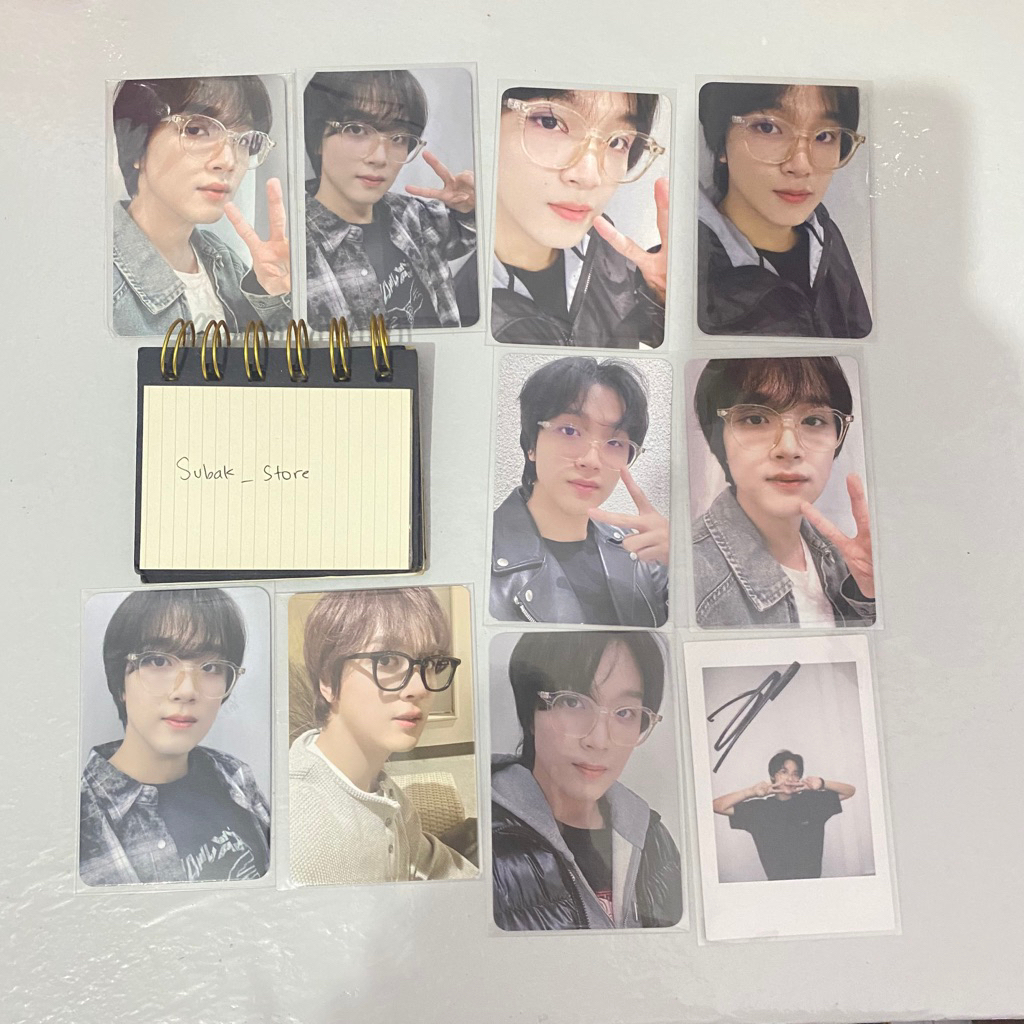 WTS PC NCT OFFICIAL HD DREAM 127 JAEMIN HAECHAN MARK Jisung PHOTOCARD MURAH READY POUT KACAMATA DYAN