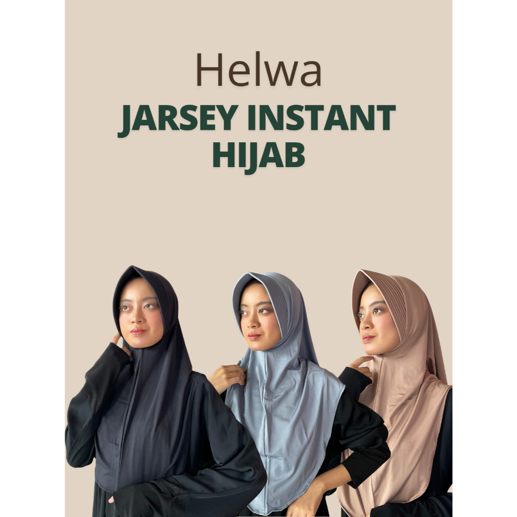 Helwa Jarsey Instant Hijab