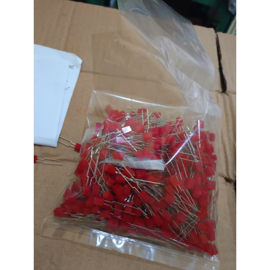 Lampu Led kotak 5mm warna merah