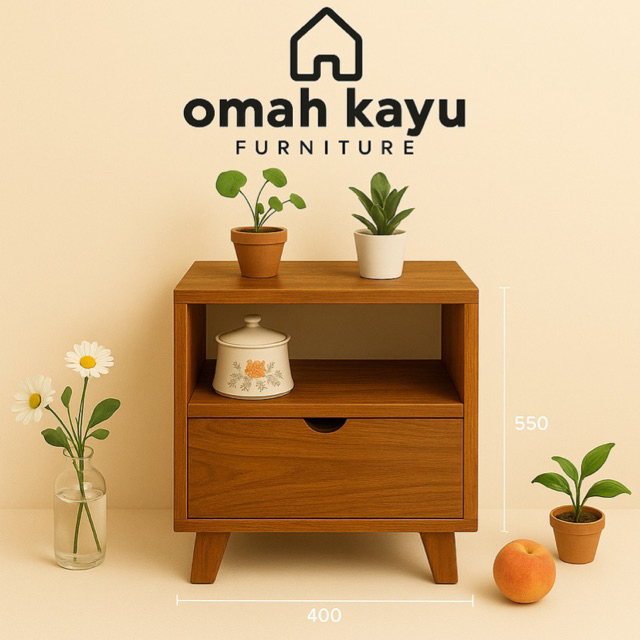 MEJA NAKAS KAYU JATI | MEJA KAMAR TIDUR