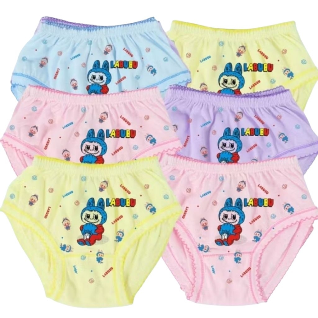 12 Celana Dalam Anak Perempuan Motif Karakter CD Anak & Balita 2-8 Tahun Daleman Anak Cewek Terbaru