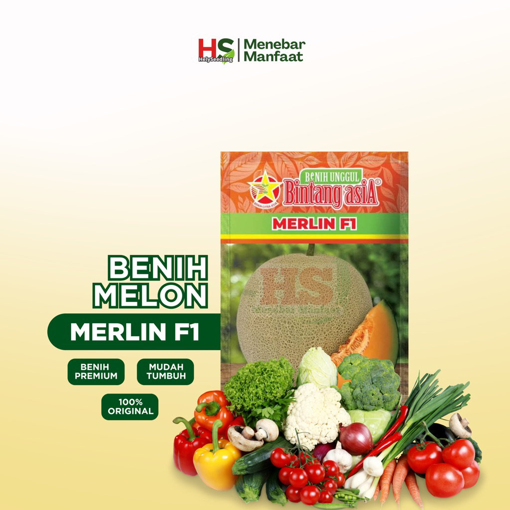 Melon Merlin F1 - Bintang Asia (ORIGINAL)