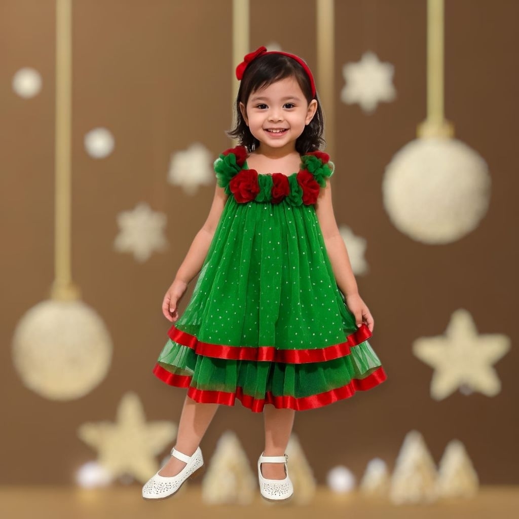 Baju anak perempuan model princas natal uk baby-12tahun