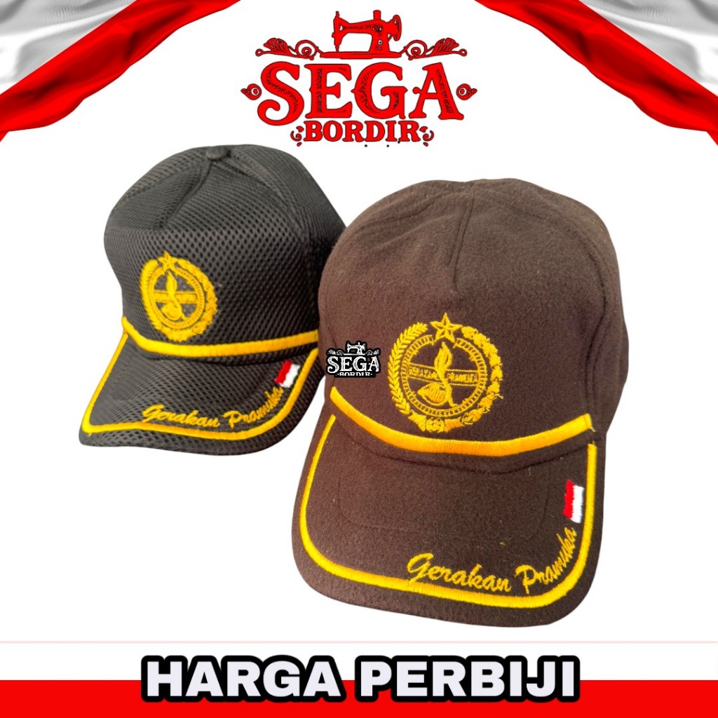 Topi pembina Pramuka | Topi Pembina laken | Topi pembina jaring