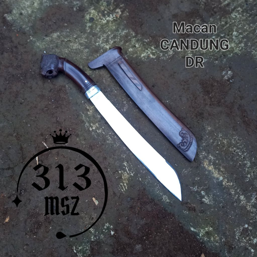 GOLOK CANDUNG MACAN BAJA PER SEPUH PREMIUM PERALATAN BERKEBUN ANTIK  313MSZ