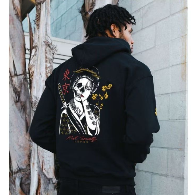 sweater hoodie riot society samurai