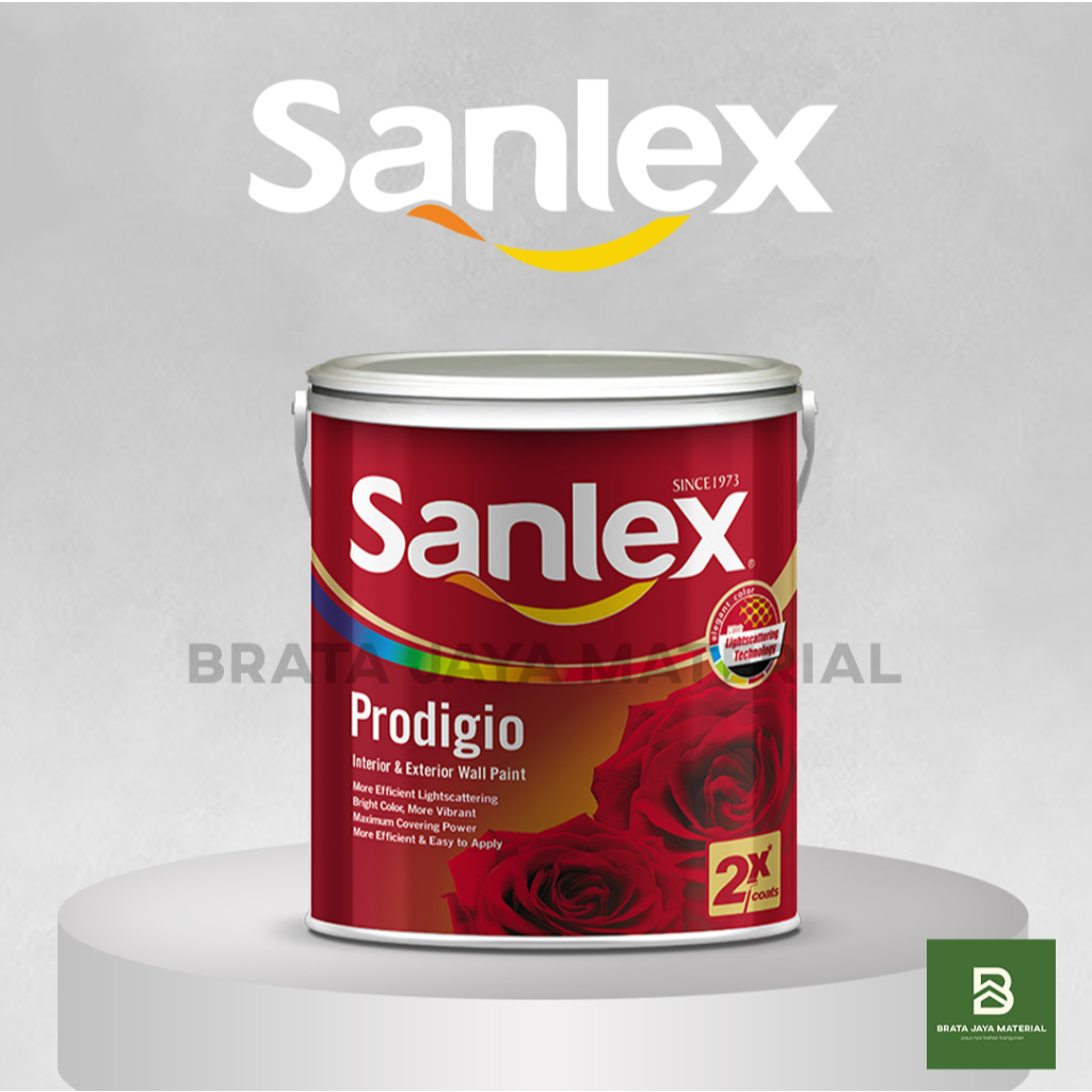 Cat Tembok Sanlex Prodigio – Premium Acrylic Emulsion (Eksterior & Interior)