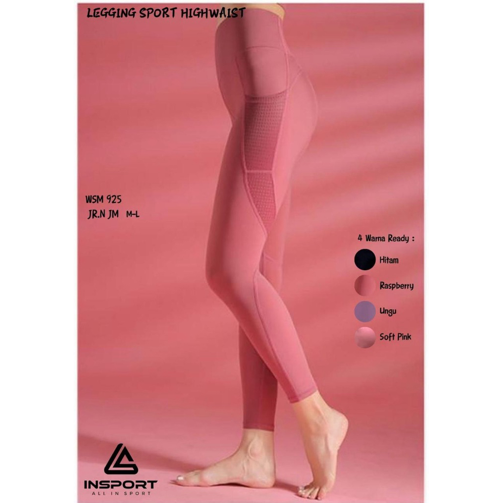 Legging Sport Haighwaist / Celana Olah Raga Insport WSM 925