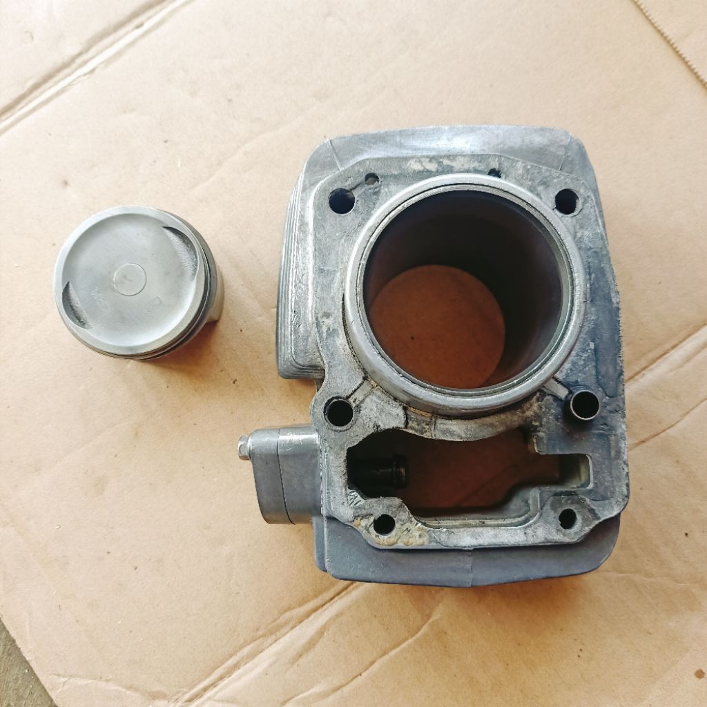 BLOCK PISTON BLOK SEHER SET HONDA VERZA PNP MEGAPRO NEW OS 50 ORIGINAL