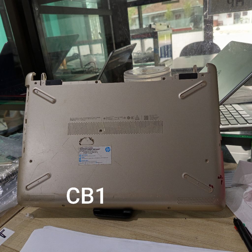 [ MINUS ] GOLD Casing Bawah HP 14bw bisa untuk HP 14bs HP 240 G6 245 G6 Kesing tutup bawah HP 14bw H