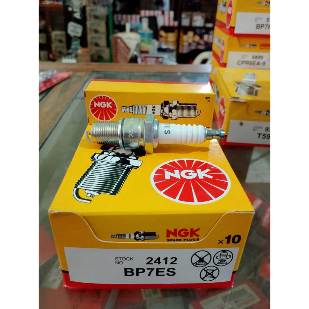 Busi NGK BP7ES Busi Ninja 150 Satria 2tak TS125 RXZ RGR Binter Mercy Original Asli