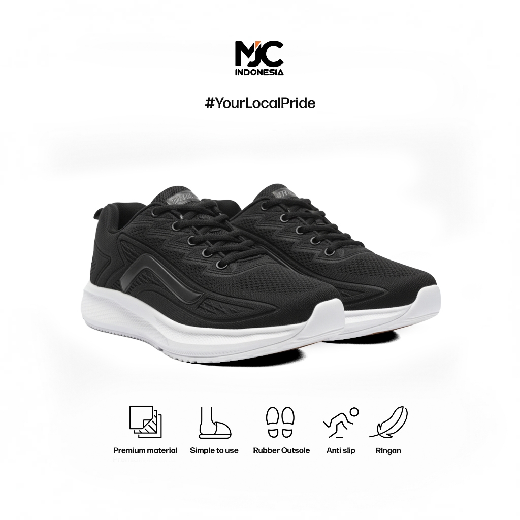 MJC Indonesia Sepatu Sporty Casual Sekolah Sepatu Sport Sneakers Premium