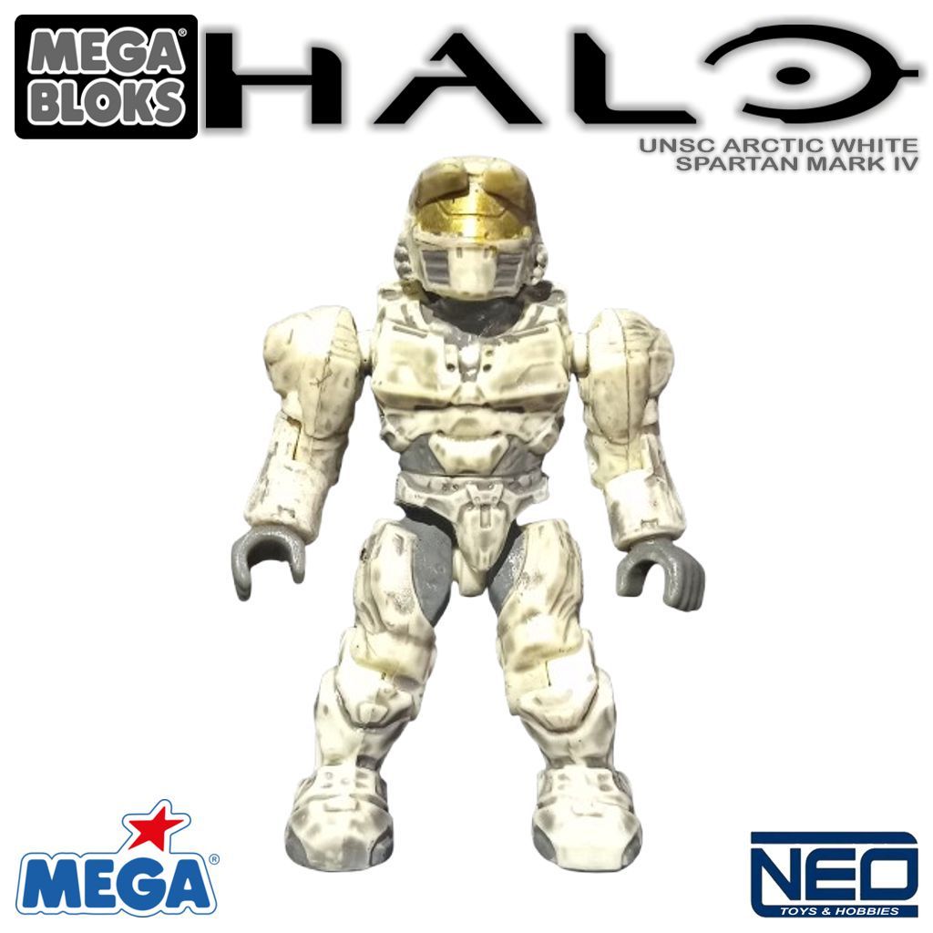 MEGA BLOKS HALO "UNSC Spartan Mark IV" Arctic White