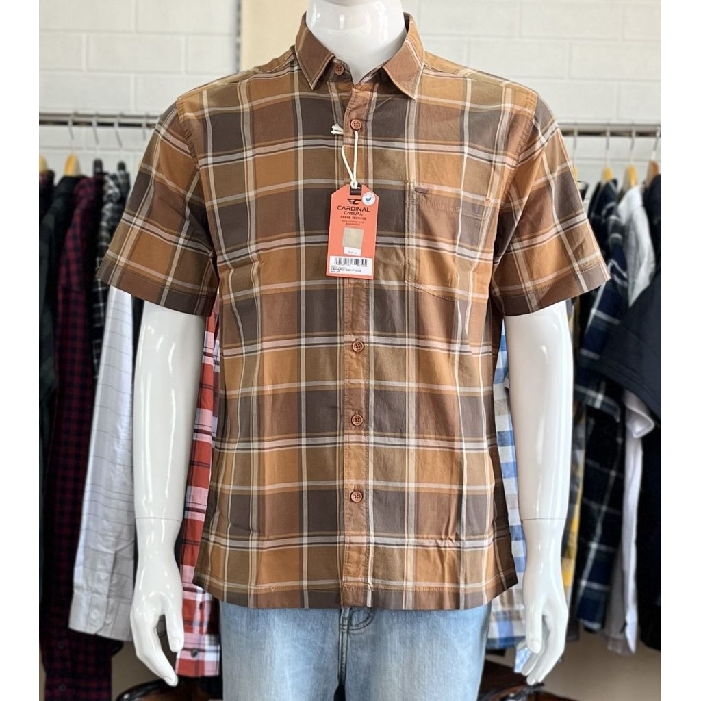 HARGA PROMOSI HEM PRIA CARDINAL CASUAL REGULER-KEMEJA PRIA CARDINAL CASUAL LENGAN PENDEK NEW SERIES