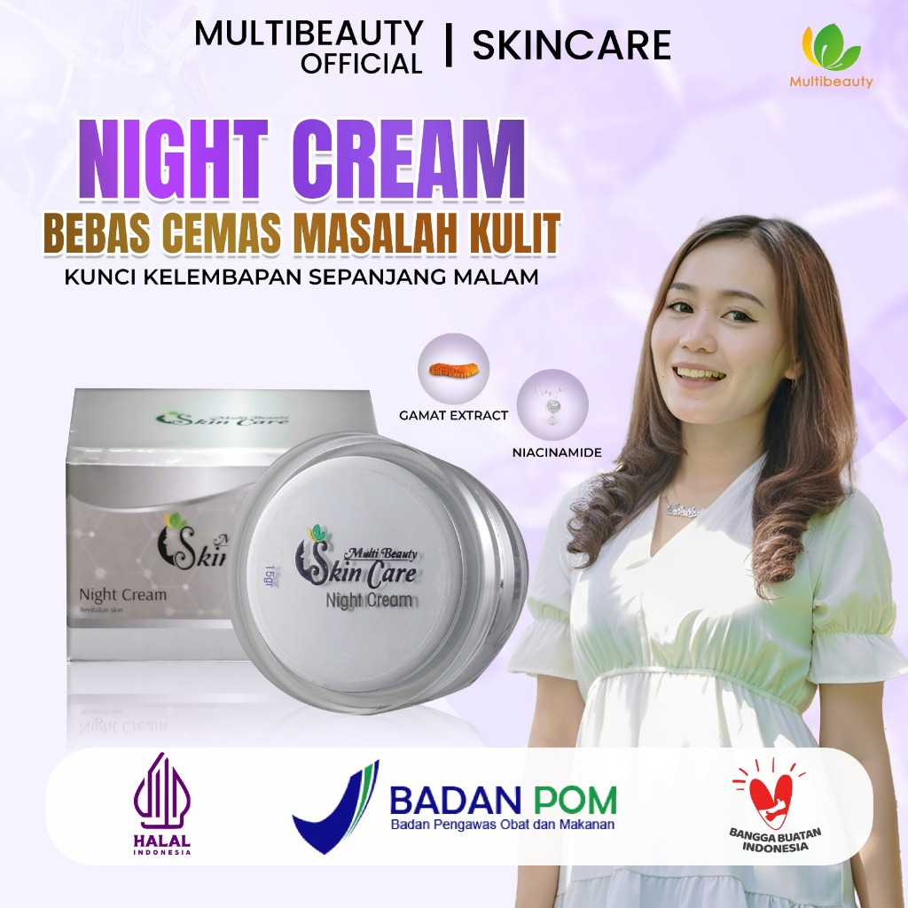 Night Cream Multibeauty Skincare Multibeauty Night Cream Niacinamide Multi Beauty Night Cream 15gr –