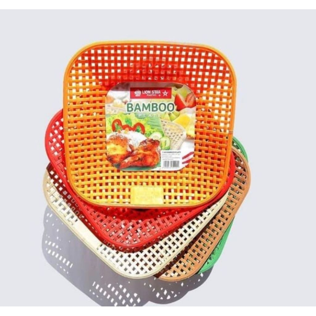 Lion star piring plastik rotan bamboo T-45