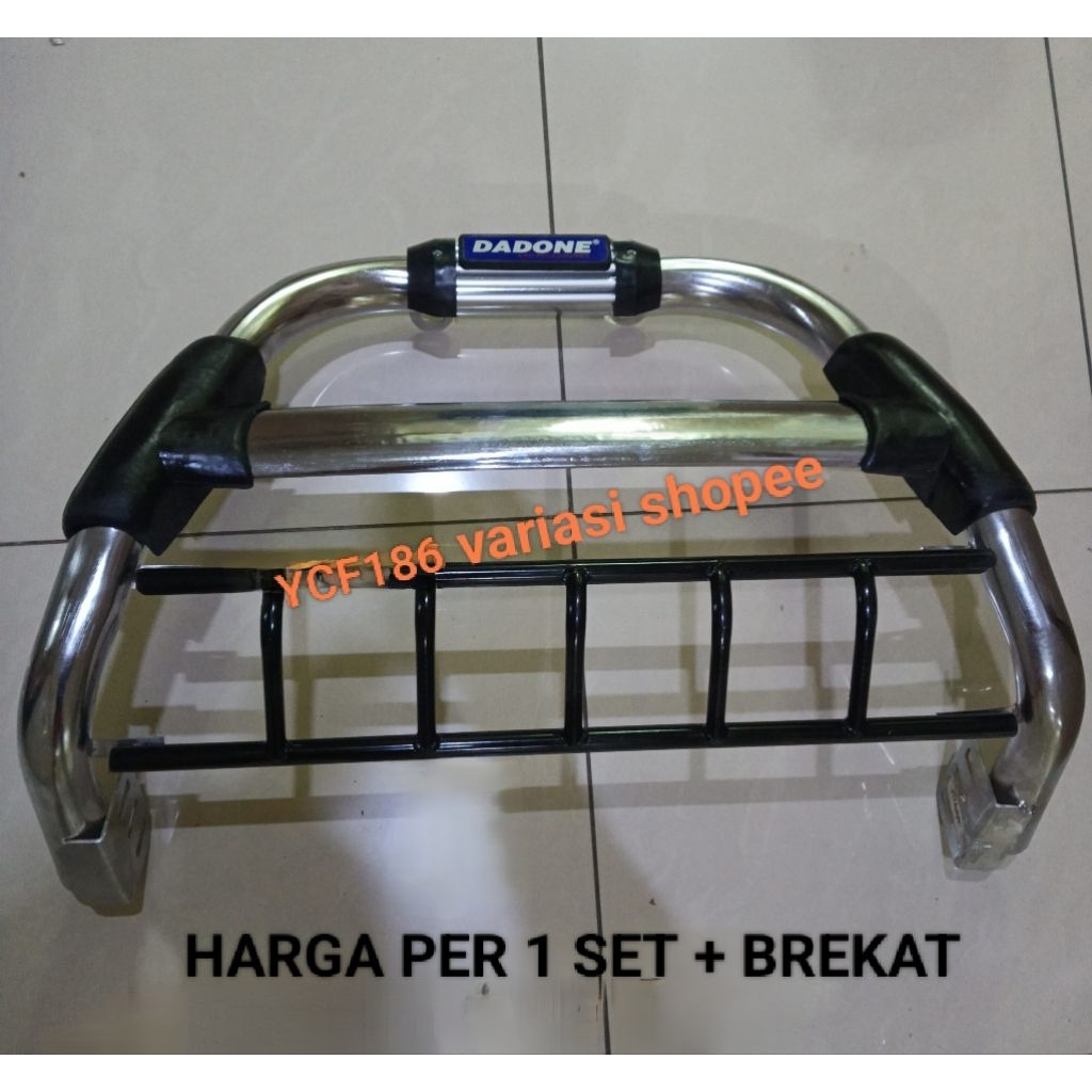 Tanduk Pengaman Bumper Depan Mobil Stenlis Avanza/Xenia 2004-2019,Feroza,L-300 L300,Kijang New/Efi,P