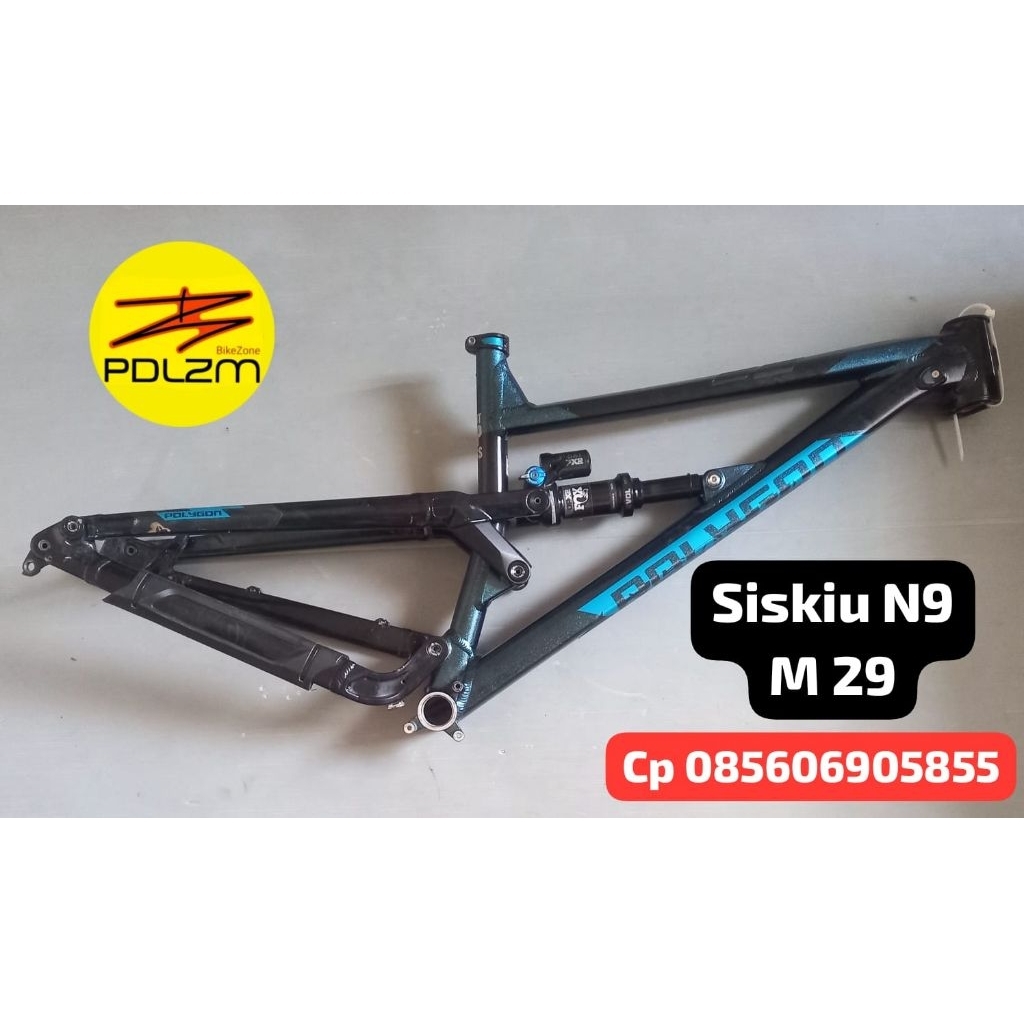 FRAME Polygon siskiu N9 galaxy size M 29 bukan T7 T8 collosus commencal yt privee shan orbea trek sa