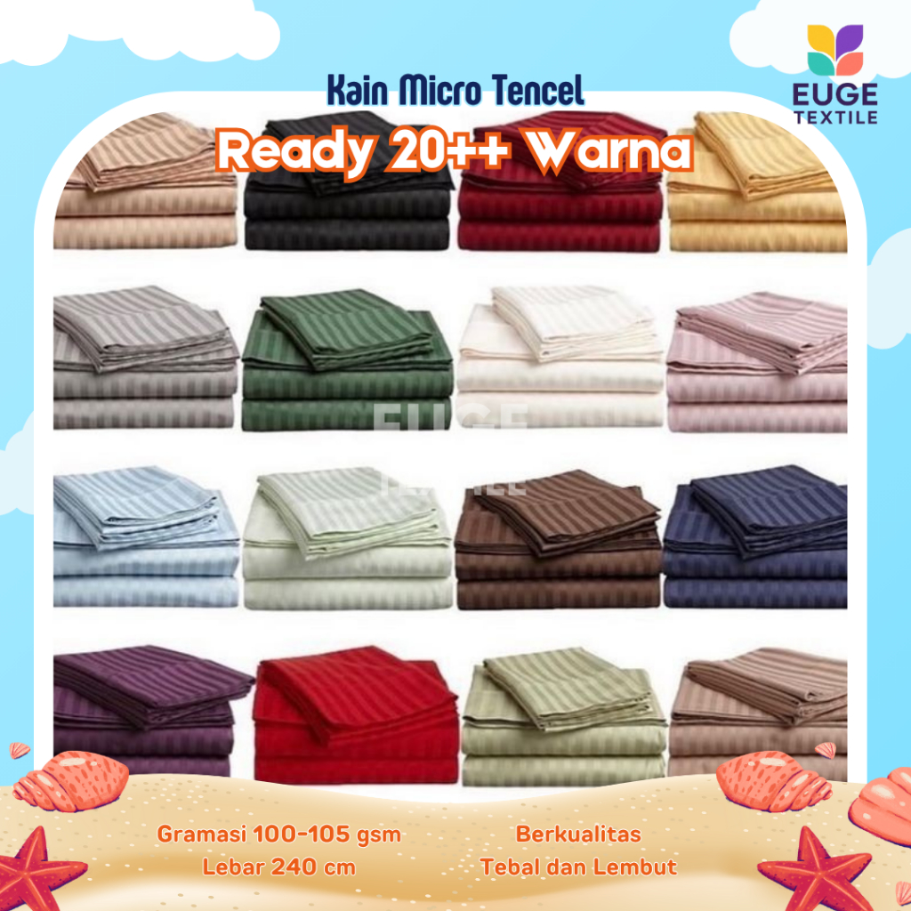 KAIN SALUR EMBOSS 3CM TEBAL 100GSM KAIN MICRO TENCEL EMBOSS SALUR DISPERSE KAIN JACQUARD STRIP SALUR